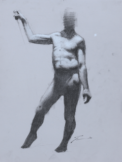 Standing Male Nude.